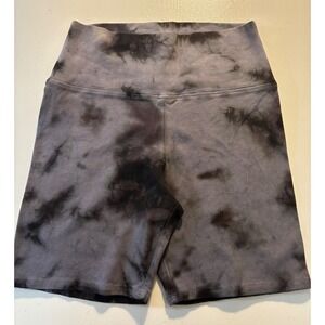 NEW Groceries Apparel Women XS Tie Dye Biker Shorts High Waist Organic Cotton